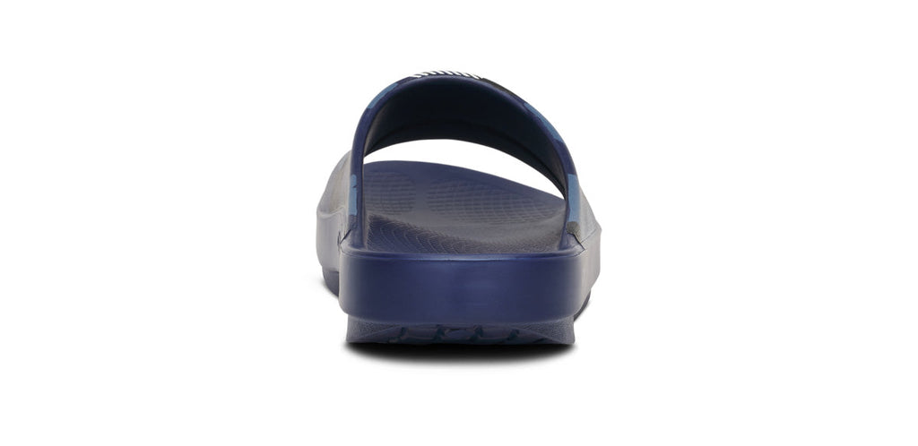 FJ X OOFOS Men's OOahh Sport Slide Sandal - Navy Camo
