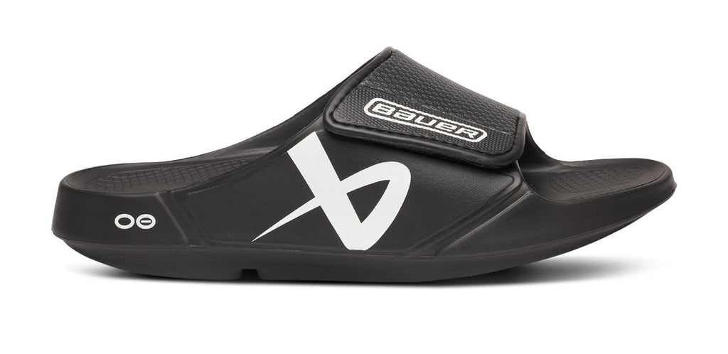 BAUER/OOFOS Women's OOahh Sport Flex Sandal – Black
