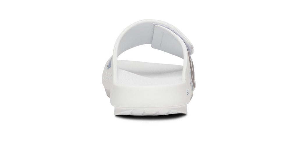 BAUER/OOFOS Men's OOahh Sport Flex Sandal – White